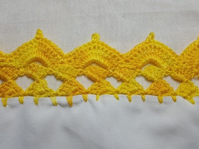 Puntilla número #8 a crochet