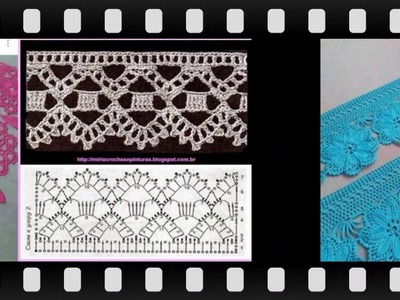 PUNTILLAS O ORILLAS EN CROCHET