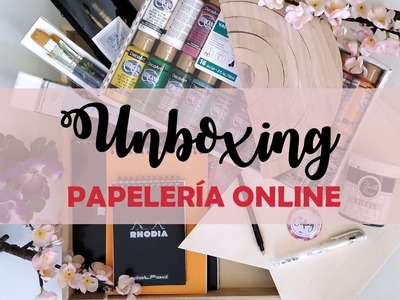 UNBOXING PAPELERIA ONLINE Milbby y Artemio | Manualidades en casa | DIY | Productos online HOMEDECOR