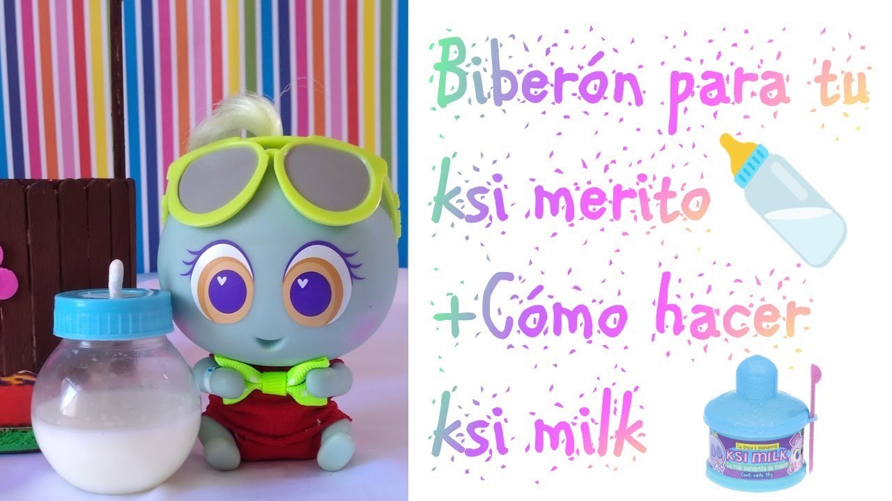 Biberón para tu ksi merito+Cómo hacer ksi milk|Antonella DIY