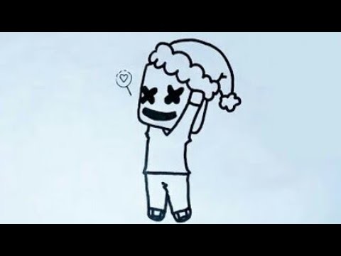 ✅Como Dibujar y Pintar a MARSHMELLO - Dibujos para niños↩