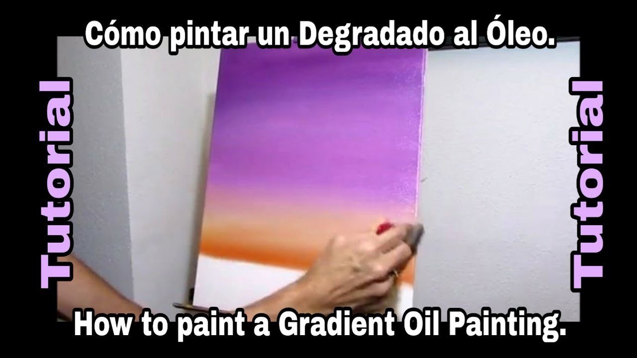 Cómo pintar un DEGRADADO al óleo #1 | Pintar con Francis ®️
