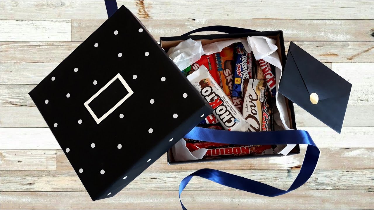 DIY ♡ Detalle para tu novio ♡ caja con dulces | Erandy Paz