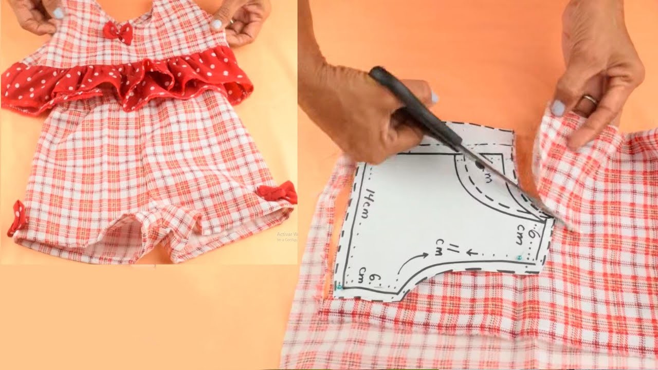 DIY Espectacular SHORT y blusa para niñas facil de hacer