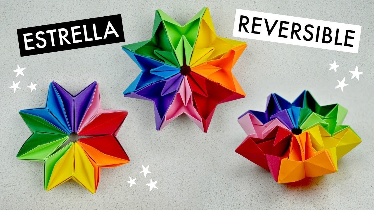 Estrella Reversible de Origami