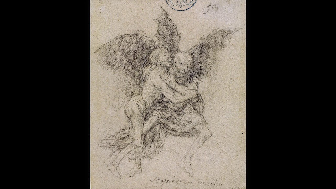Obra comentada: Cuadernos de Burdeos (G) y (H). Goya. Dibujos. "Solo la voluntad me sobra"