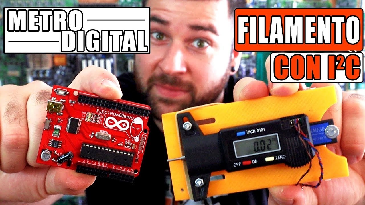 Pr#81 - Caliper i2c Arduino | Medidor Filamento 3D
