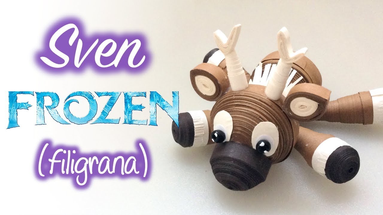 Sven Frozen de filigrana, Quilling Sven (Frozen)