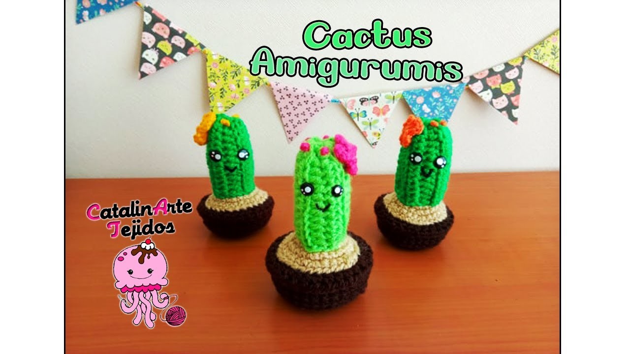 Cactus Amigurumi !!! | CatalinArte Tejidos