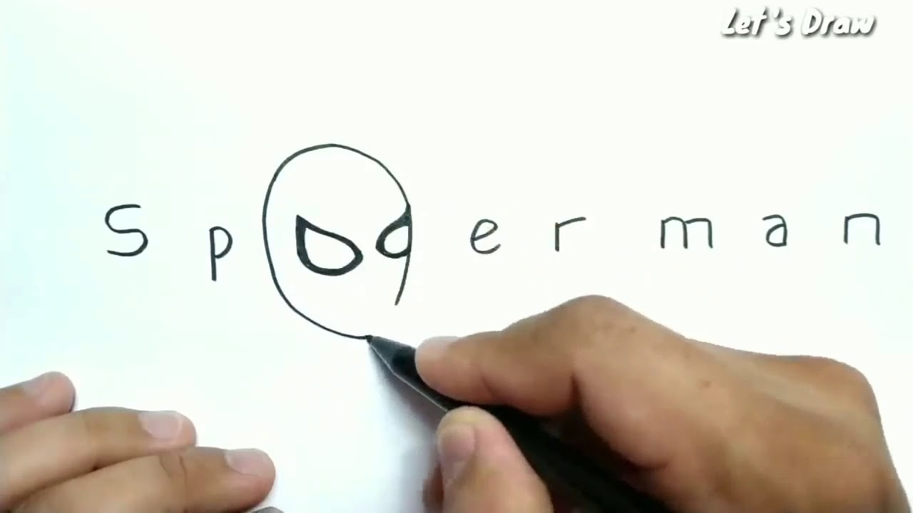 Como dibujar a SPIDERMAN, WOLVERINE, HULK y VENOM desde sus nombres!