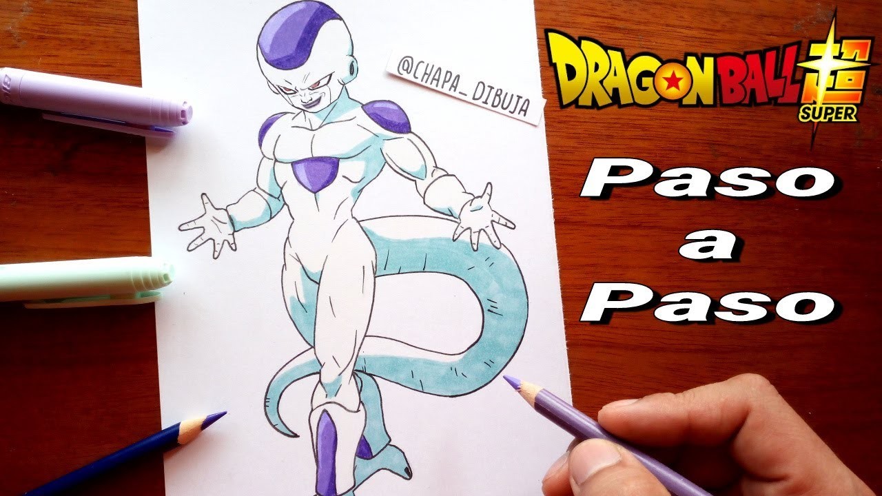 Cómo Dibujar PASO A PASO a FREEZER de Dragon Ball Super Broly (Tutorial Explicado)