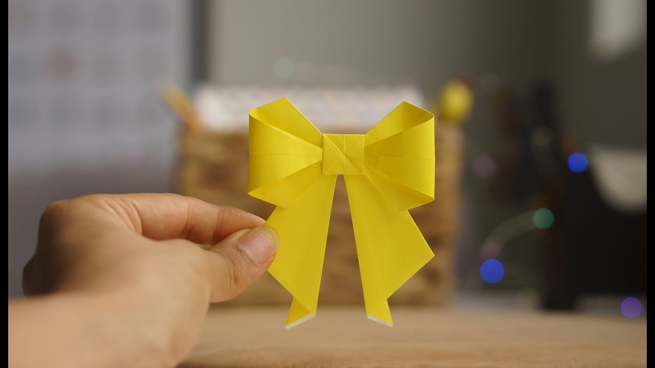 Cómo hacer un lazo de papel | Origami ASMR