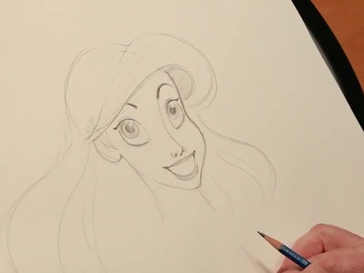Disney | Tutorial: Cómo dibujar a Ariel | HD