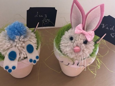 DIY - Casal de coelhinhos - Especial Páscoa. Bunny Couple - Easter Special