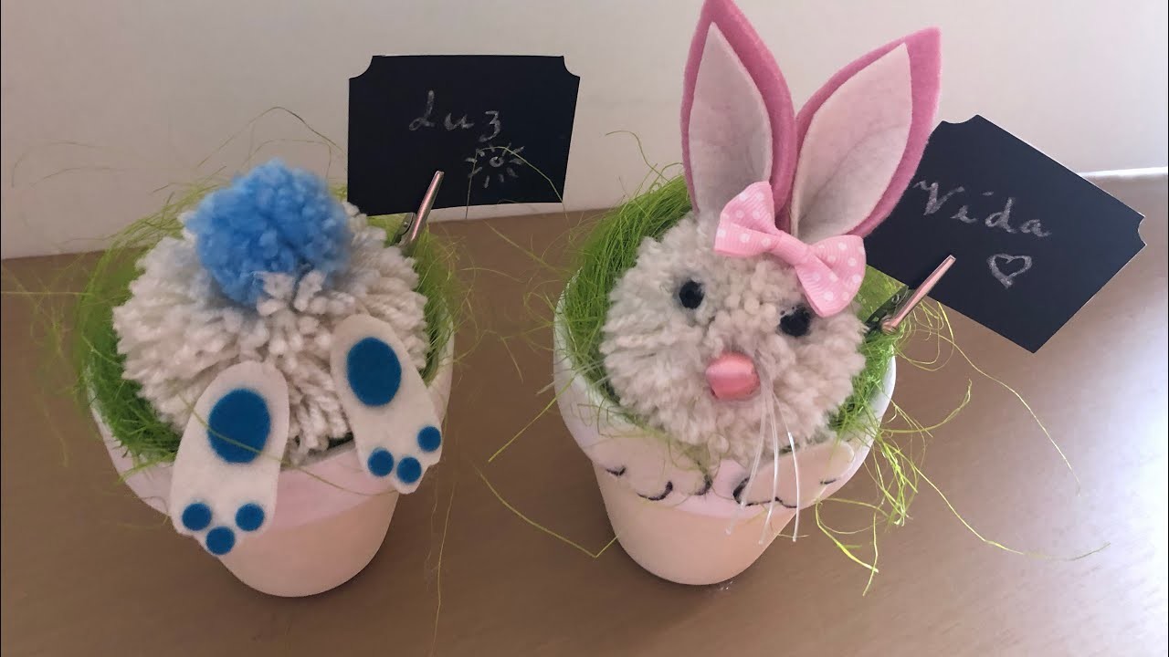 DIY - Casal de coelhinhos - Especial Páscoa. Bunny Couple - Easter Special