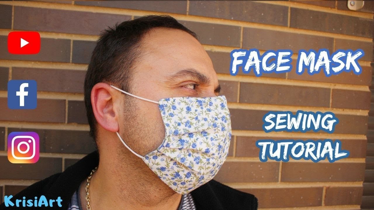 ???? DIY Como hacer mascarilla cubreboca de tela | Covid19 mascarilla  Face Mask Sewing Tutorial