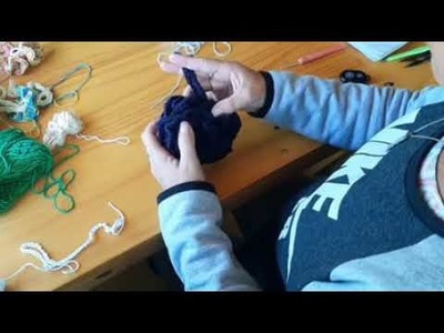 Esponja tejida a crochet