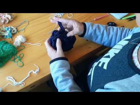 Esponja tejida a crochet