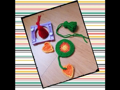 Mandala colgante tejido con ganchillo (crochet)