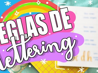 ????REGLAS DE LETTERING Y CALIGRAFIA | SugarPinkDIY!