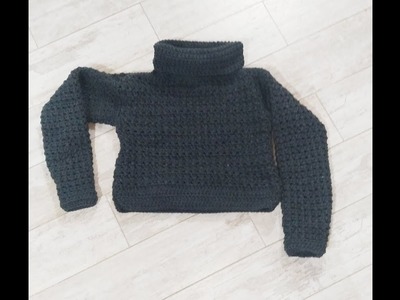Sweater a crochet - Paso a paso
