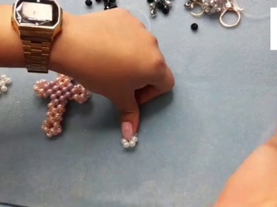 Beads & Gems Co - Tutorial para elaborar pentabola y cruz tejida en perla