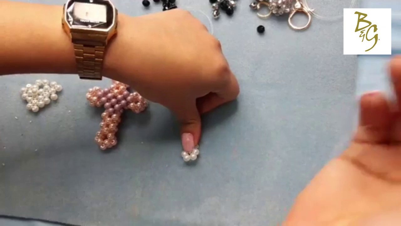 Beads & Gems Co - Tutorial para elaborar pentabola y cruz tejida en perla