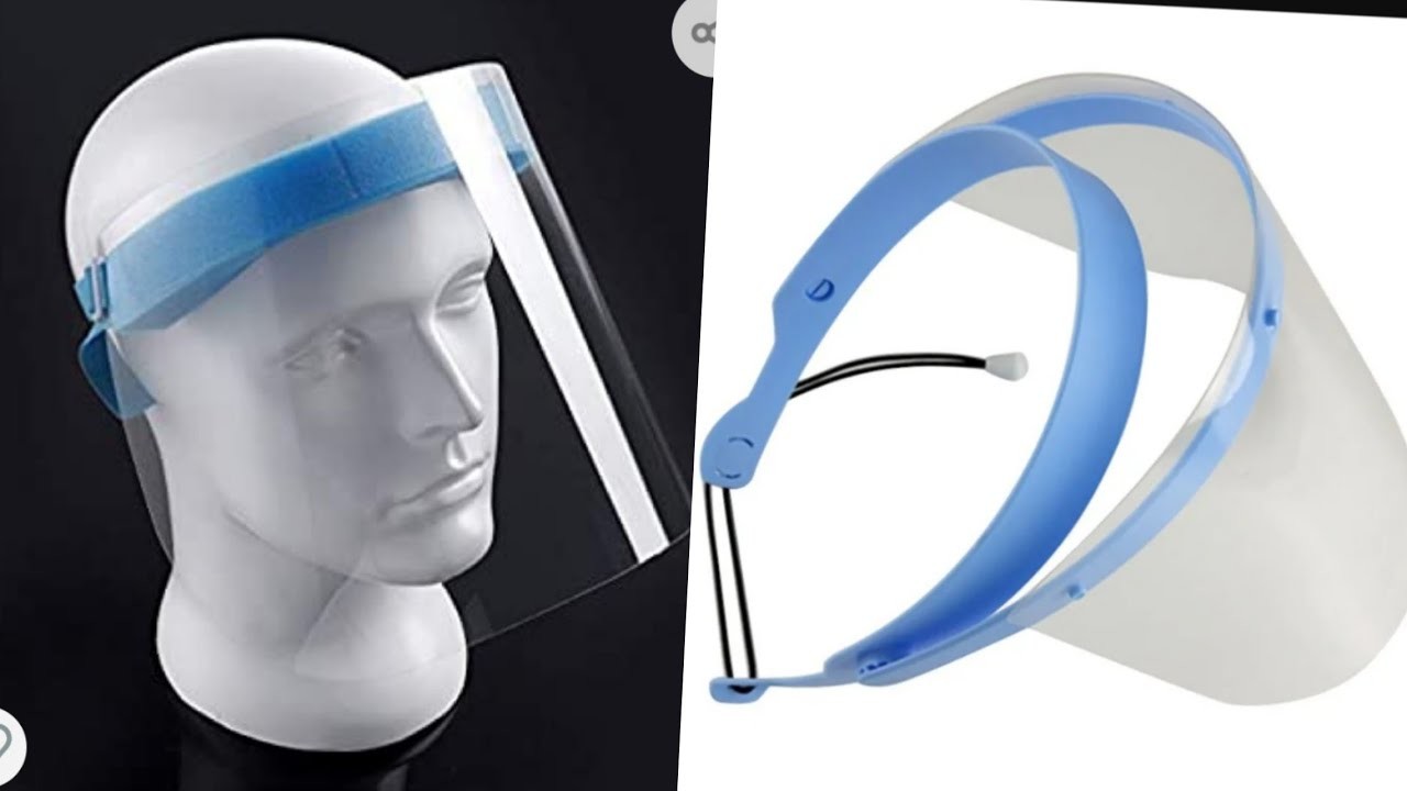 Careta de Acetato Y mica Intercambiable CON Diademas