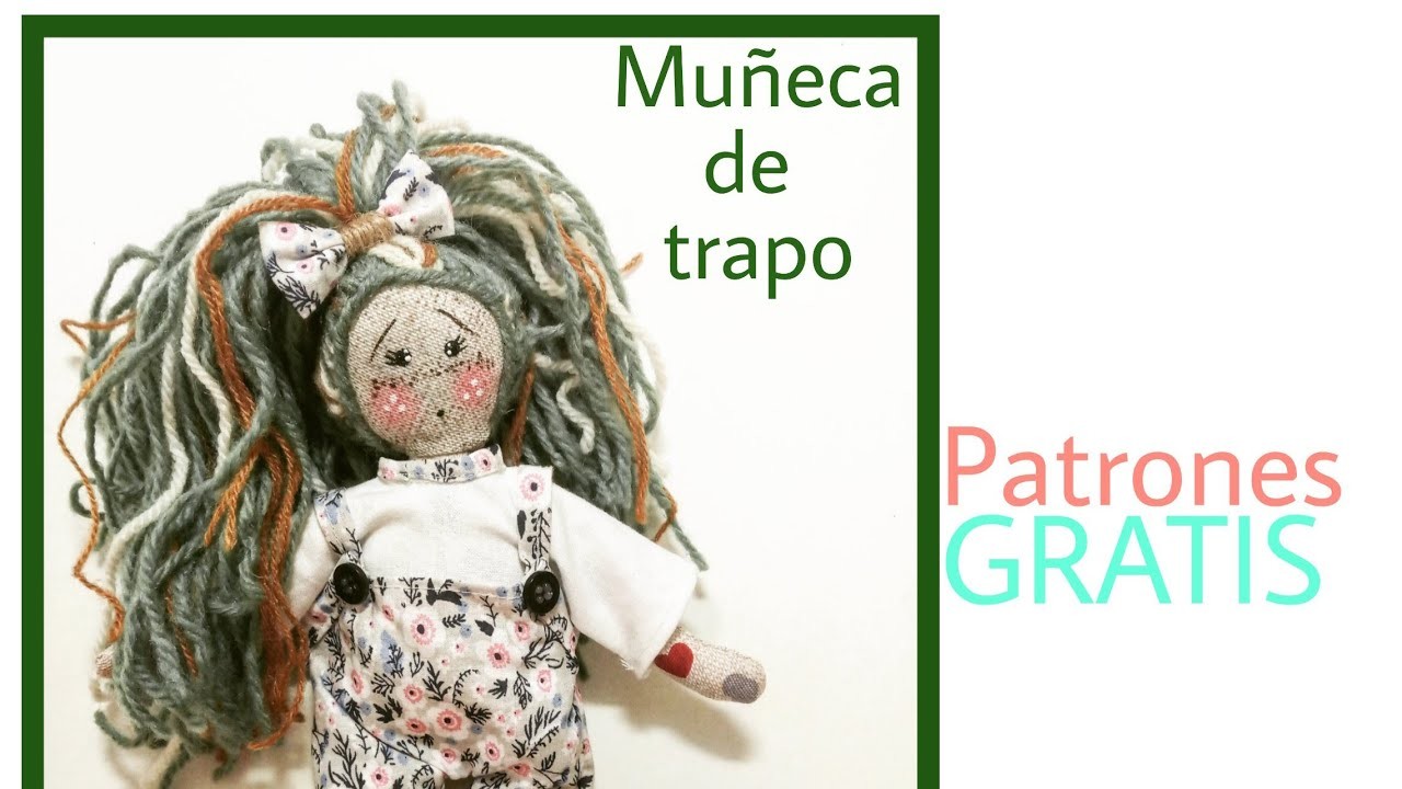 ¿Cómo hacer #muñecas de trapo con #retazos de tela? DIY #muñecasdetrapo #retazosdetela #manualidades