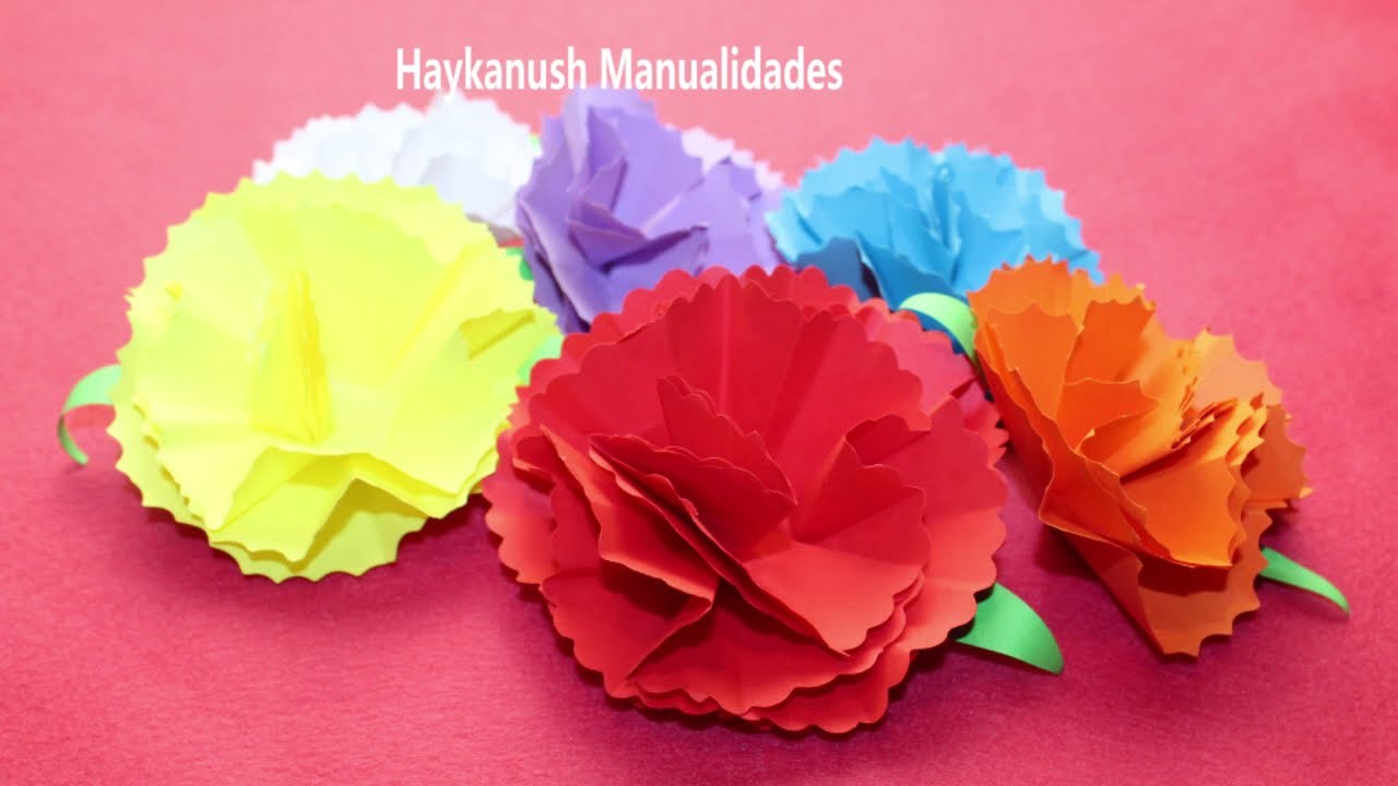 Manualidades Con Papel Flores 5408