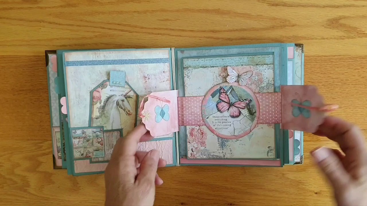 Mini scrapbook album