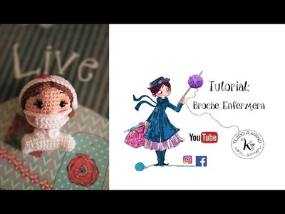 Tutorial Krochet Landia: Broche Enfermera