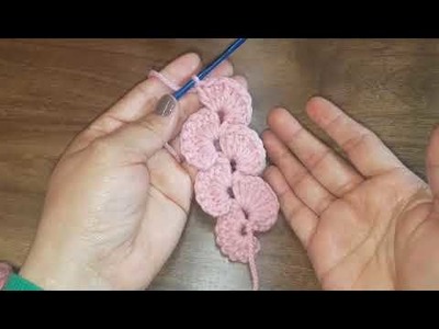 Vincha o diadema a crochet para bebé,fácil de tejer