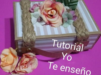 #yomequedoencasa TUTORIAL MINI MALETA (RETO ADICTAS A LAS MANUALIDADES)