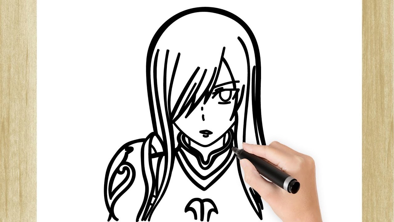 COMO DIBUJAR A ERZA SCARLET DE FAIRY TAIL