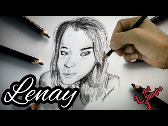 COMO DIBUJAR A LENAY (La novia de Germán)