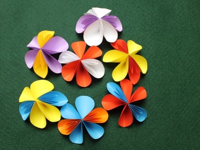 Como Hacer Flores De Papel Paso a Paso