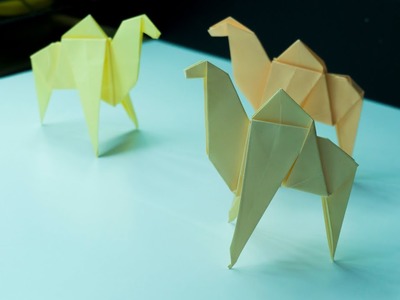 Cómo hacer un camello de origami