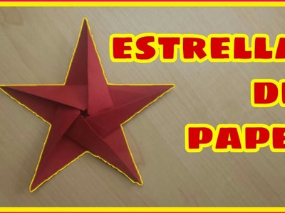 Estrella de Papel de 5 Puntas