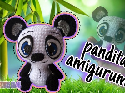 Oso Panda Tejido a crochet| Amigurumi pequeño para bebe