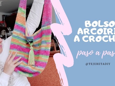 Bolso Arcoíris a Crochet - Paso a paso