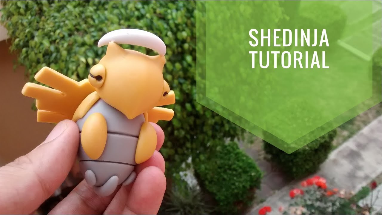 Como hacer a Shedinja Pokemon en Porcelana Fría. How to make Shedinja whit cold porcelain tutorial