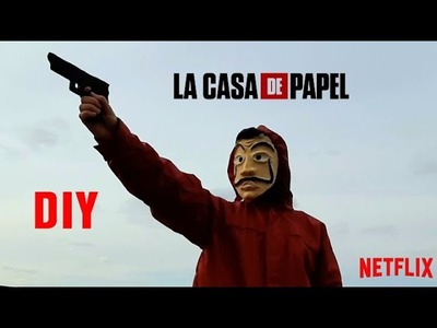 DIY-Cum sa iti faci o masca din serialul La Casa de Papel - Netflix.Dali Mask-Money heist tutorial