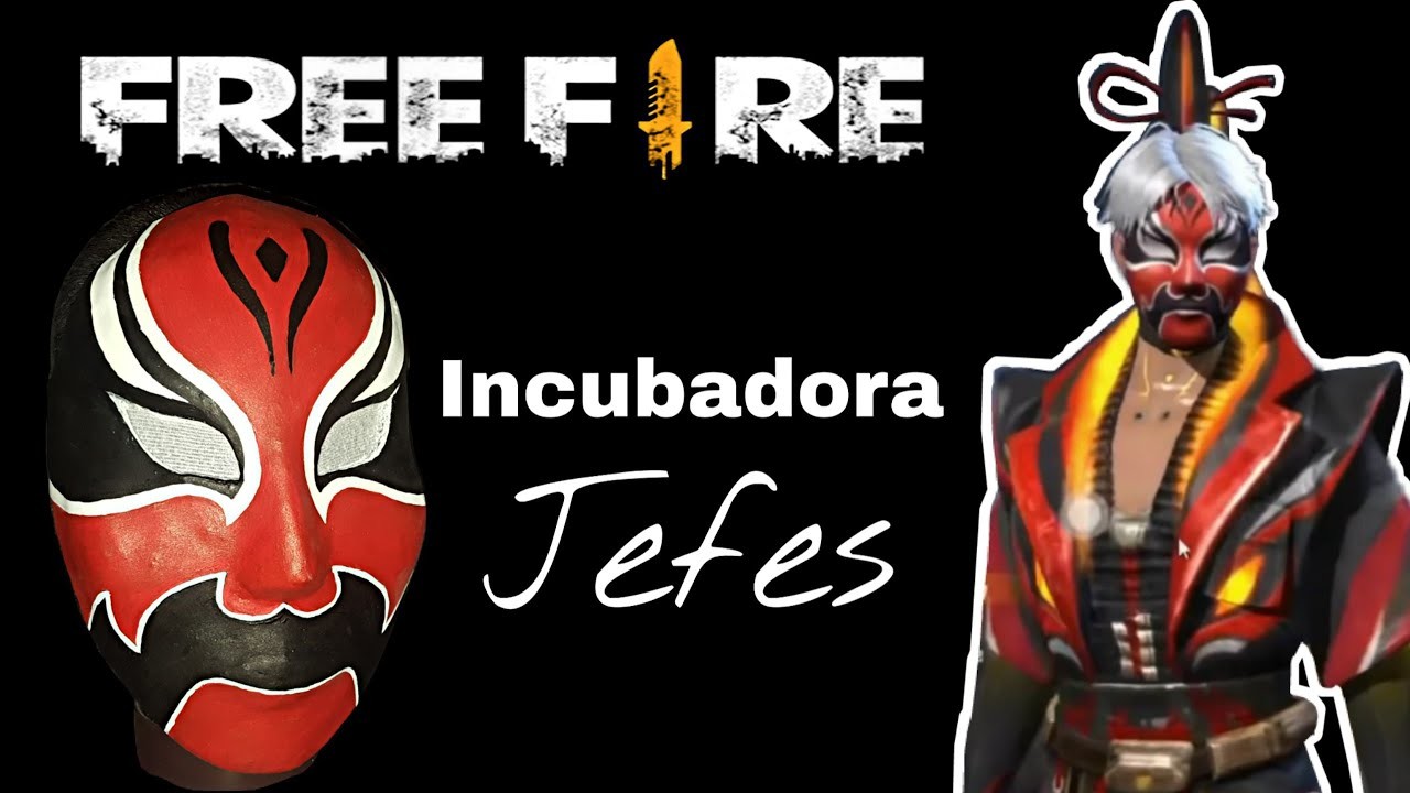 DIY- Nueva Incubadora JEFES Free Fire. Cómo Hacer la Máscara de la skin MAESTRO ONI.Hacelo Vos