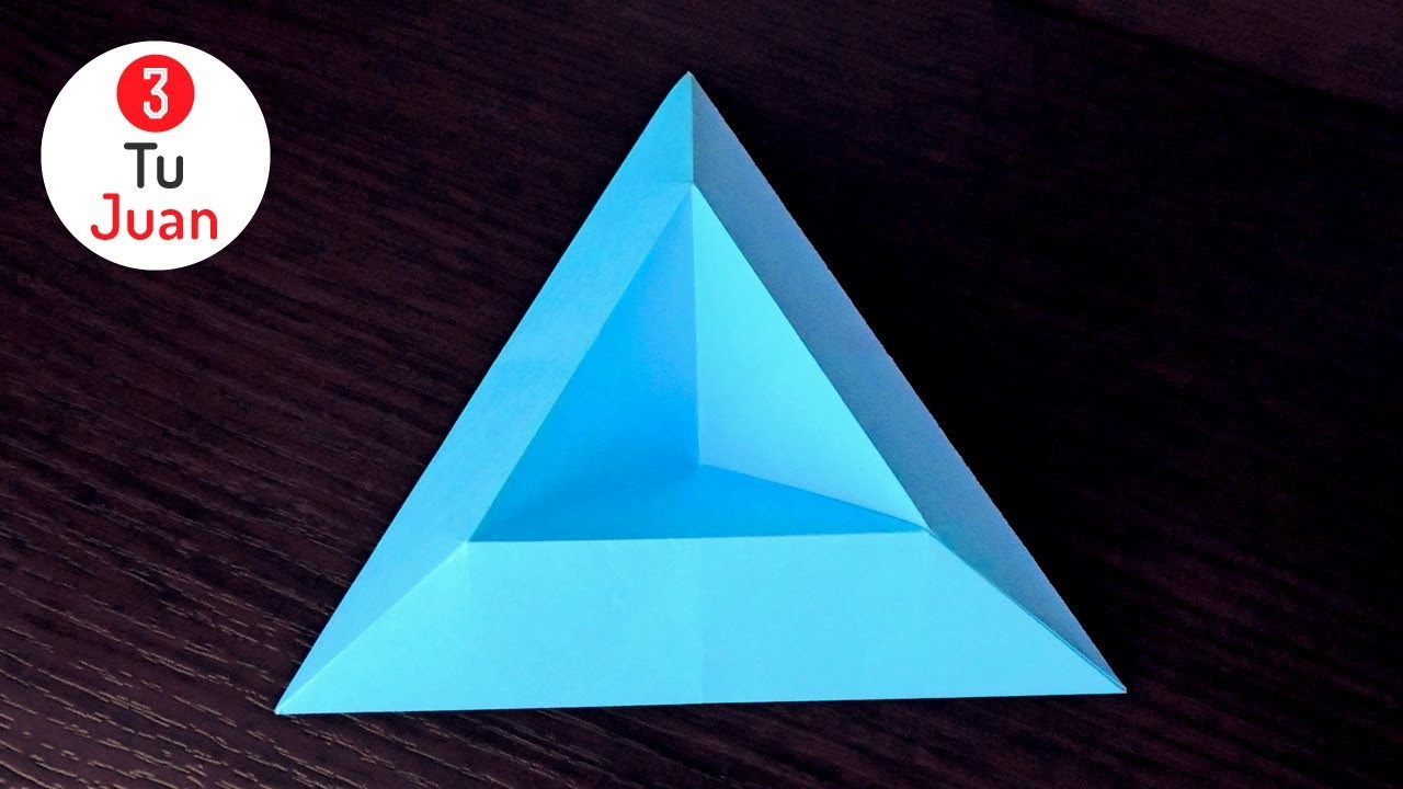 Figuras de Papel, RÁPIDO y FÁCIL - Origami Modular Pirámide Truncada | Manualidades DIY ????