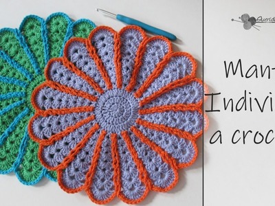 Mantel Individual - Crochet Individual Tablecloth ENGLISH SUB