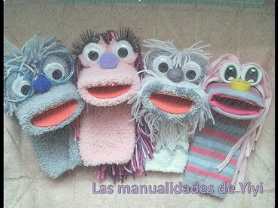 Marionetas con calcetines - Las manualidades de Yiyi