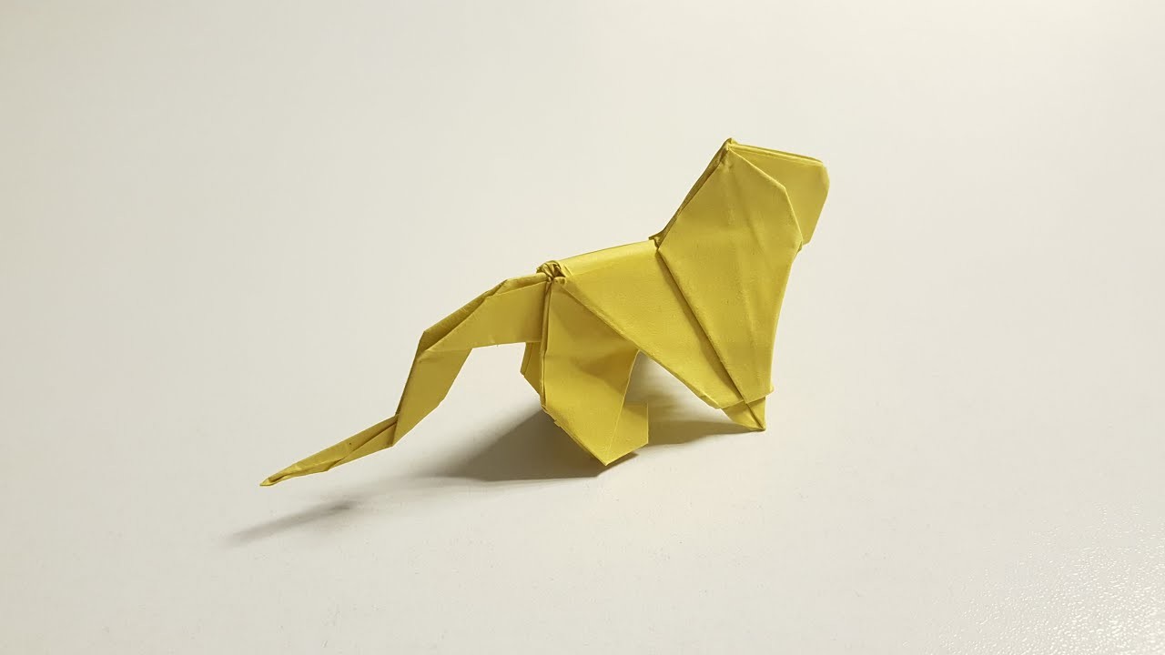 Origami Aslan - Origami Lion
