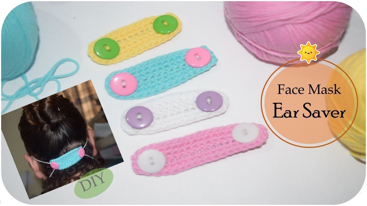 Salva Orejas a crochet - How to do Ear Saver - Protector para Orejas Tejido - DIY - AnabelMonGar