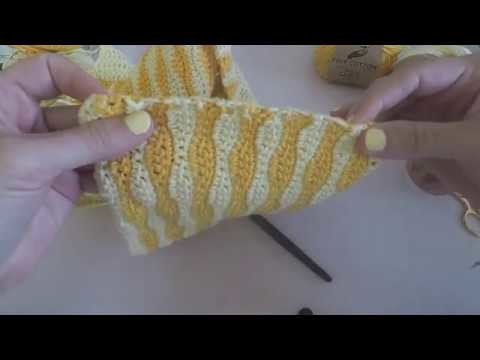 Tejer crochet con ondas